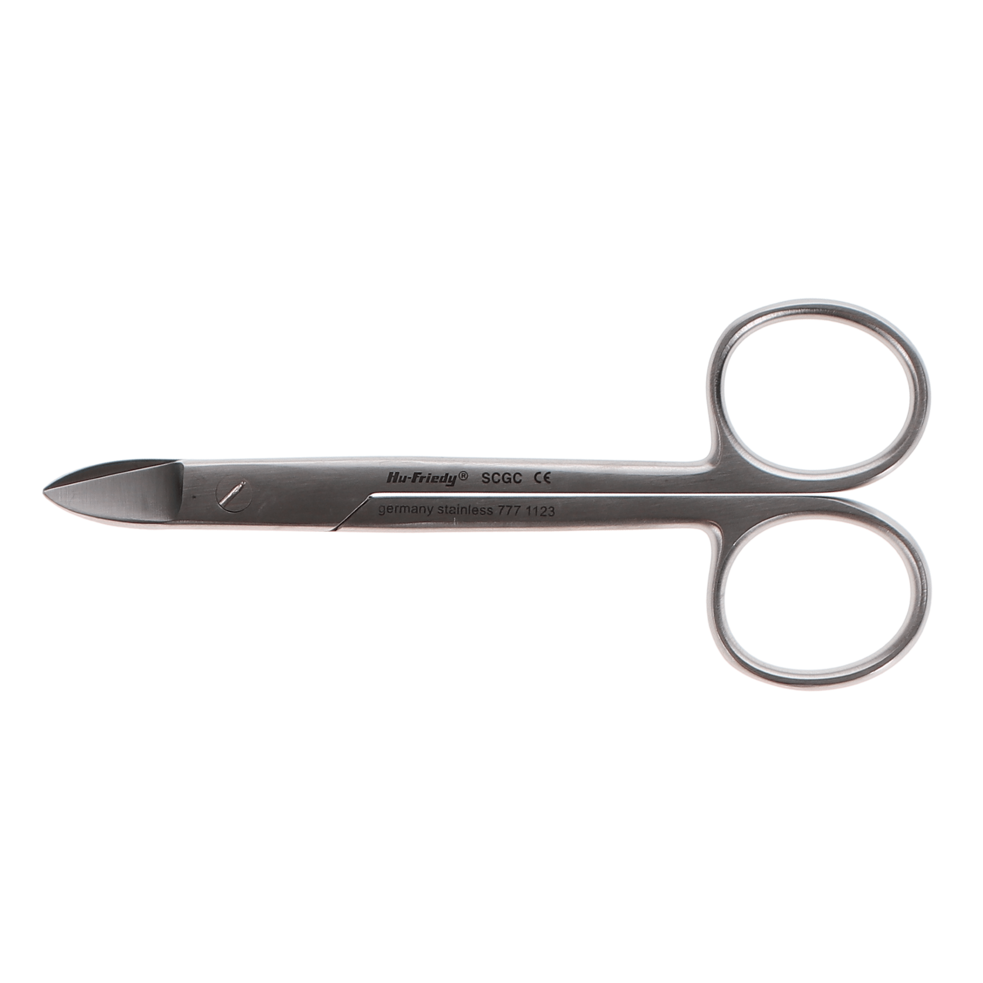 Crown and Gold Scissors, Standard Series, Curved, 4-3/4