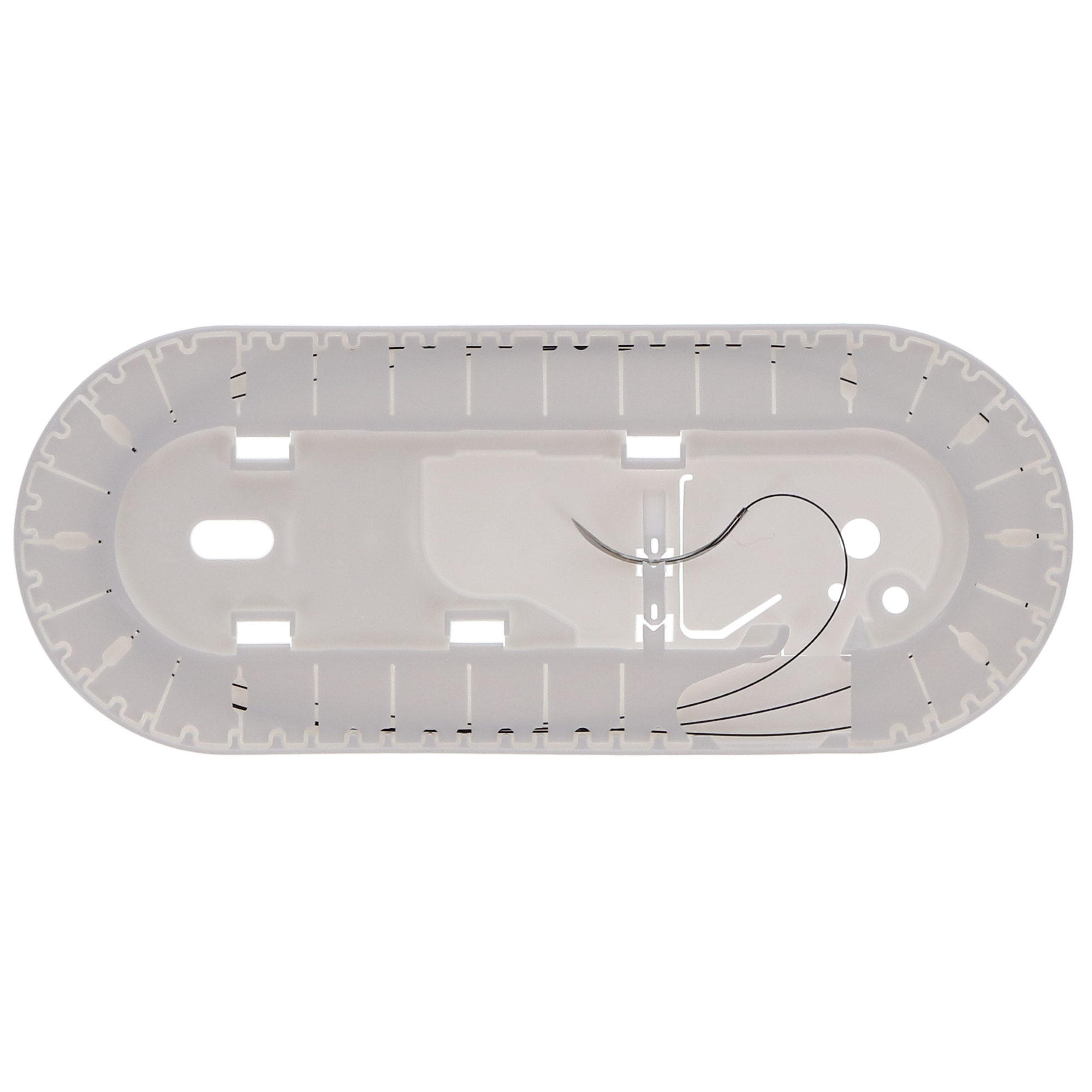 4-0 Ethilon Monofilament Sutures with FS-2 Needle, Black, 12/Pk, 662G