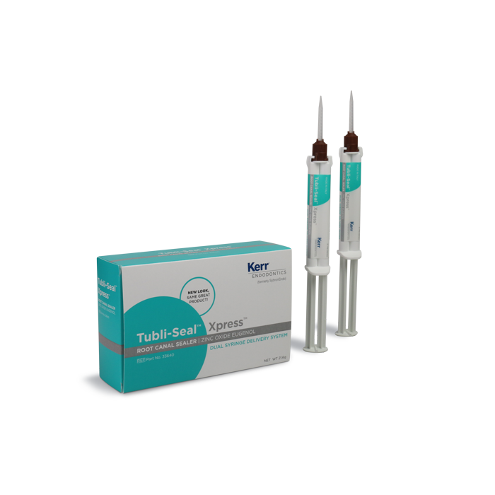 Tubli-Seal Xpress Root Canal Sealer, Prefilled Syringes, 10.7 g, 2/Pk, 33640