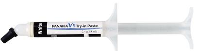 Panavia V5 Resin Cement Try-In Paste, Syringe, 1.8 ml, White, 1/Pk, 3624KA