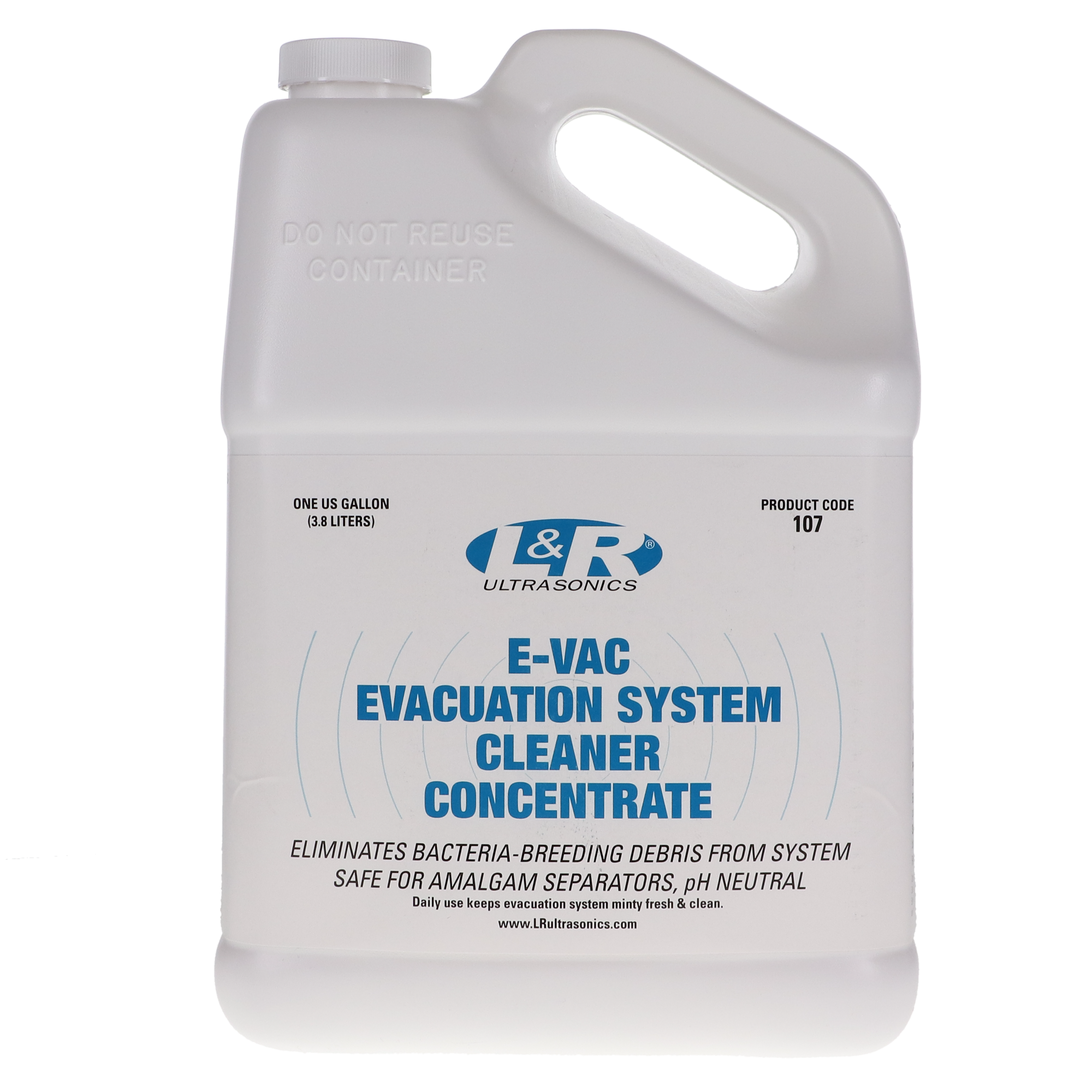 E-VAC Evacuation System Cleaner Concentrate, 1 Gal, 1/Pk, 107