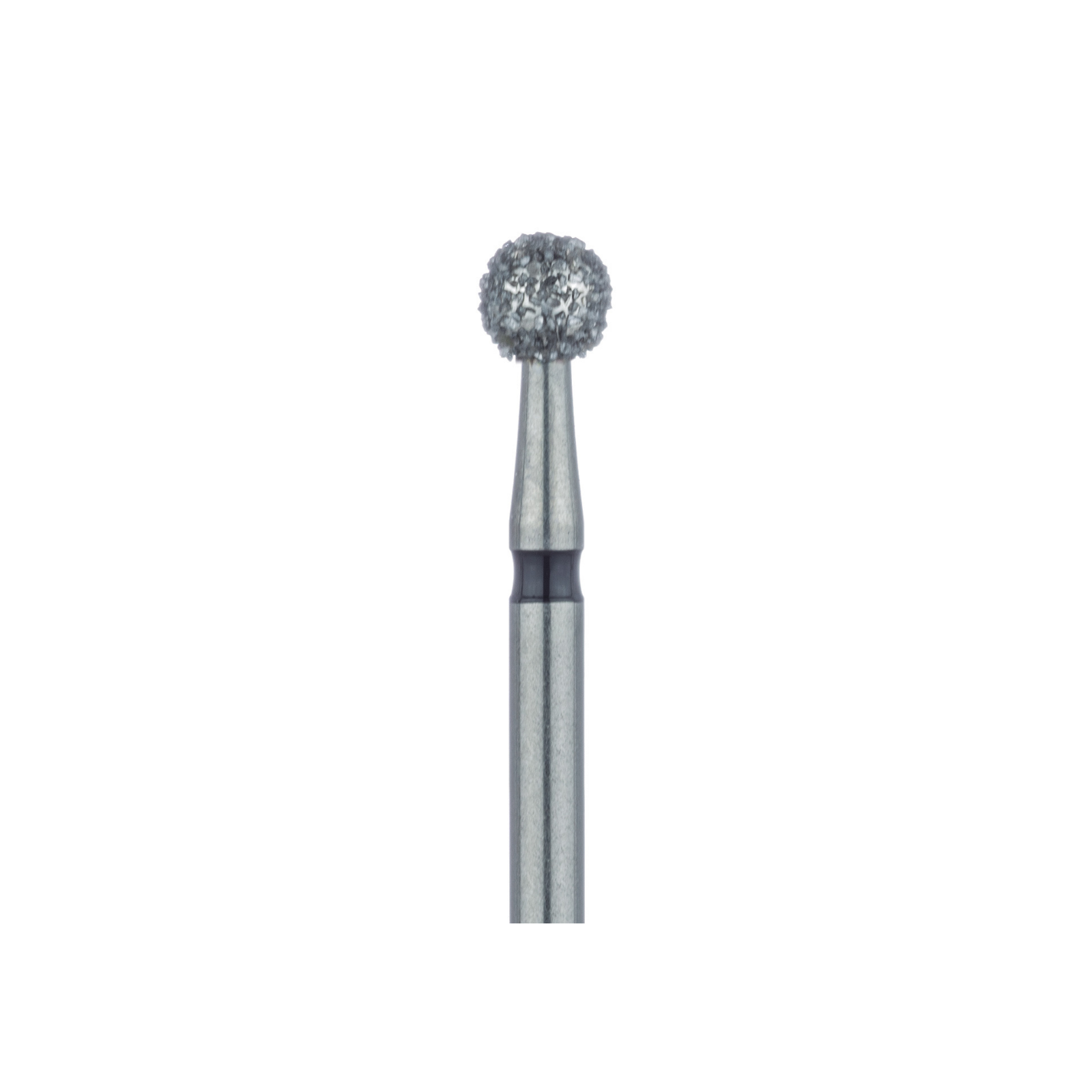 Meisinger Multi-Use Diamond Burs, Surgical Length, Round, # 801H, 2.9 mm, Super Coarse, Black, 5/Pk, 801H-029-SU