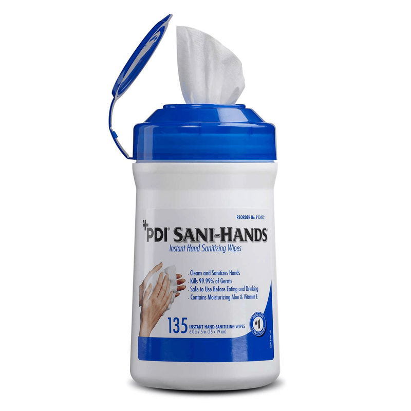 Sani-Hands Instant Hand Wipes 6