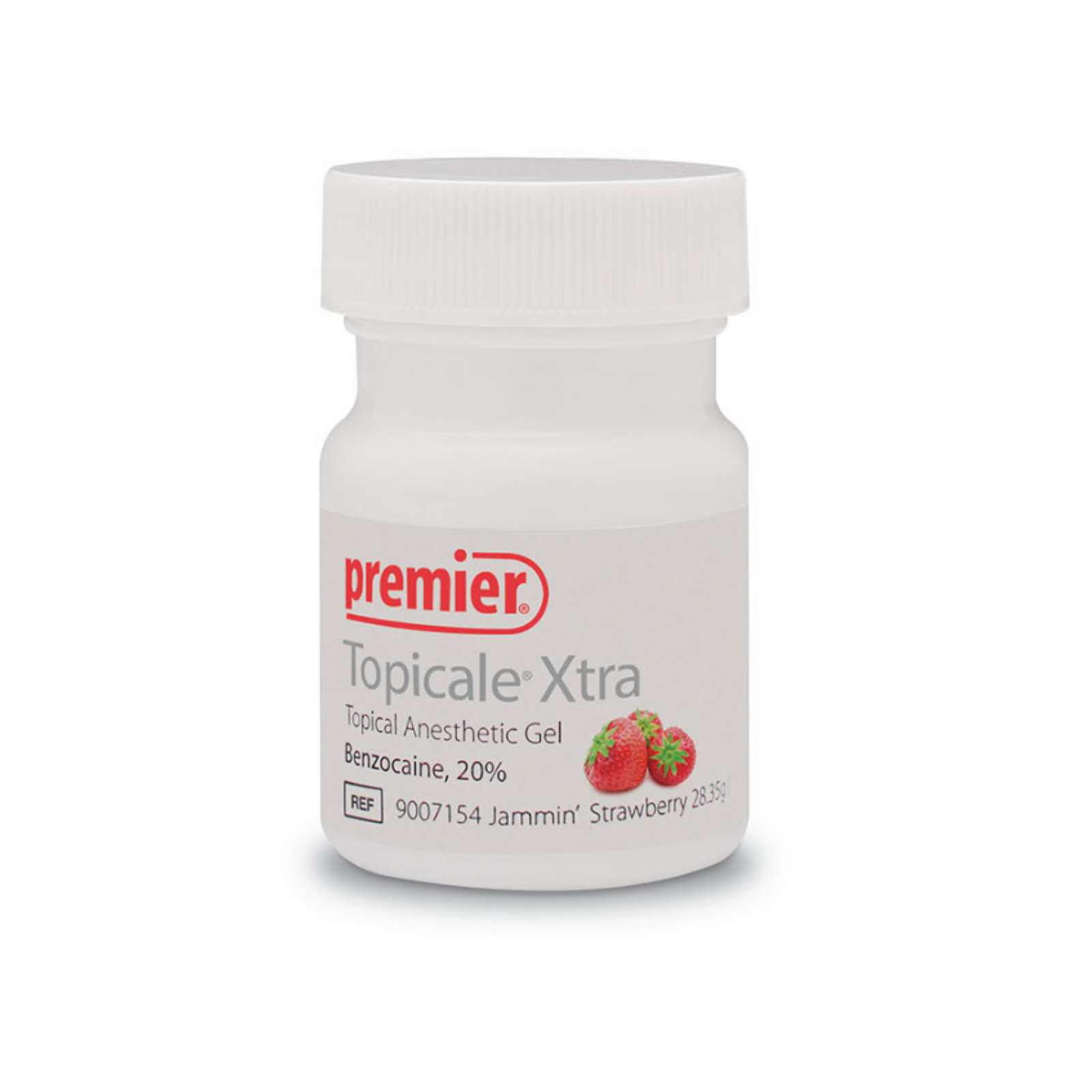 Topicale Xtra Anesthetic Gel, 1 oz/Jar, Strawberry, 1/Pk