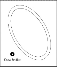 Sterilizer Midmark M7 Door Gasket Seal, 7.5