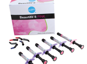 Beautifil II Gingiva, Light-Cure, Syringe Kit, Universal Viscosity, 2.5 g, Pink, 1/Pk, GMK1