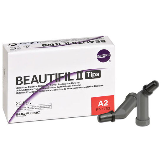 Beautifil II LS, Light-Cure, Tips Refill, Universal Viscosity, 0.25 g, A3, 20/Pk