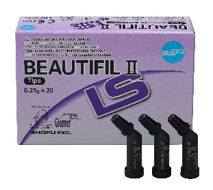 Beautifil II LS, Light-Cure, Tips Refill, Universal Viscosity, 0.25 g, B1 White, 20/Pk