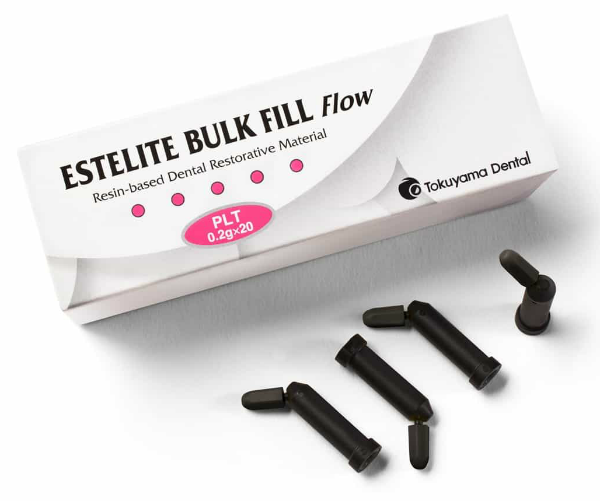 Estelite Bulk Fill Flow Supra-Nano Filled Resin Composite, Light-Cure, PLT Refill, 0.2 g, A2, 20/Pk, 12738