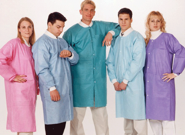 Extra-Safe Lab Coats Teal XS 10/Pk