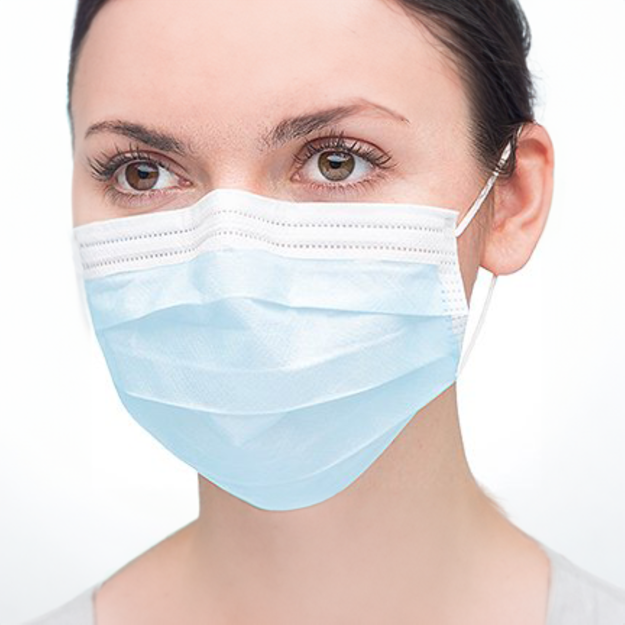 Ultra 3-in-1 Earloop Mask 50/Bx Blue, 5630E-SB