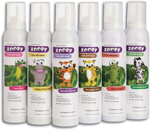 Zooby Growlin' Grrrape Fluoride Foam