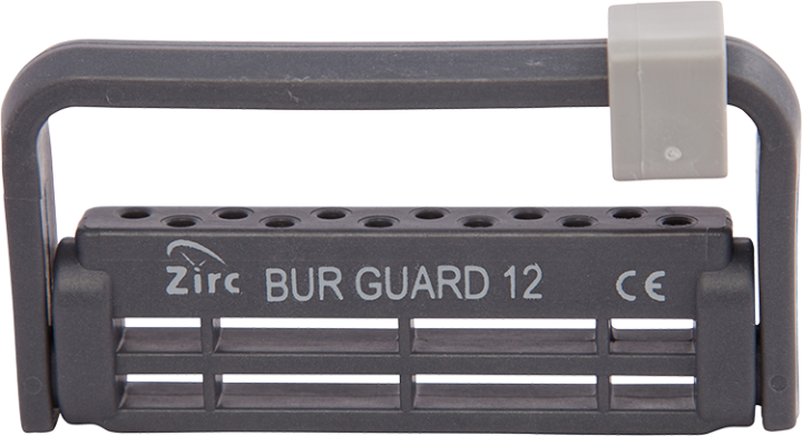 Steri-Bur Guard, 12-Hole, Gray, 1/Pk, 50Z406I