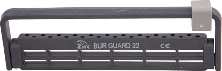 Steri-Bur Guard Plastic Bur Block, 22-Hole, Gray, 1/Pk, 50Z410I