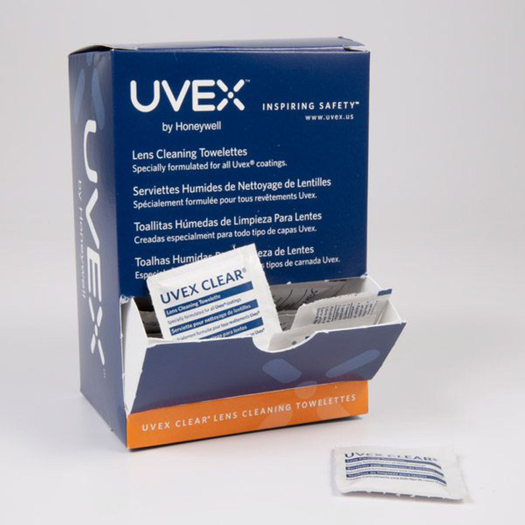 Uvex Lens Cleaning Towelettes, 100 Units, 1/Box