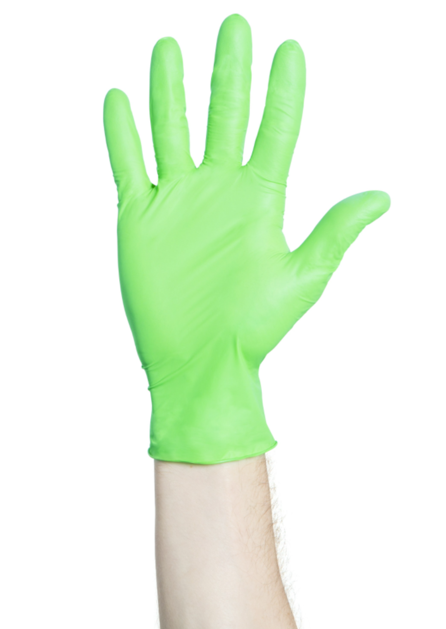 FlexaPrene Chloroprene Gloves, Powder-Free, Extra Small, Green, 200/Box