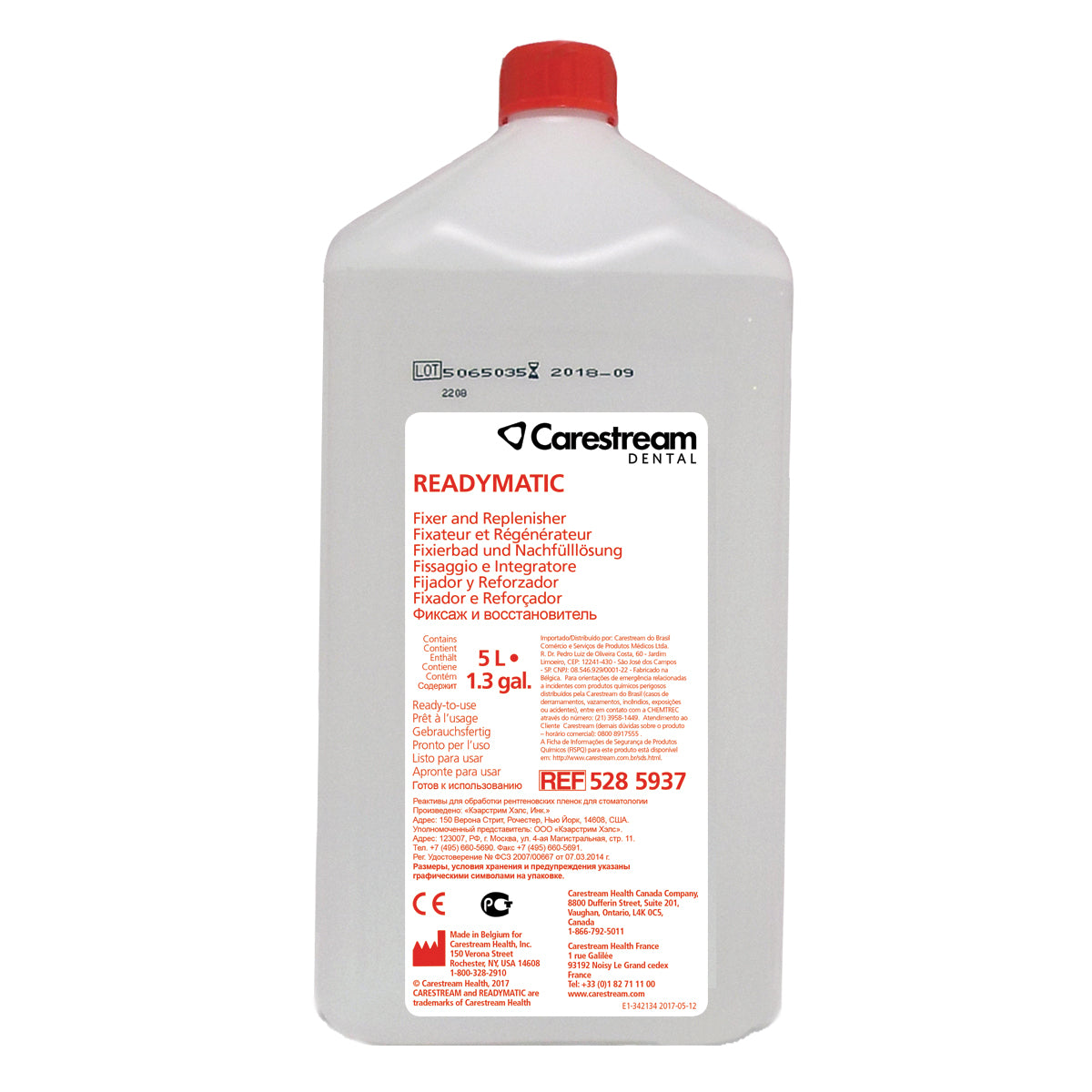 Readymatic Automatic Fixer & Replenisher, 5 L, 2/Pk, 5285937