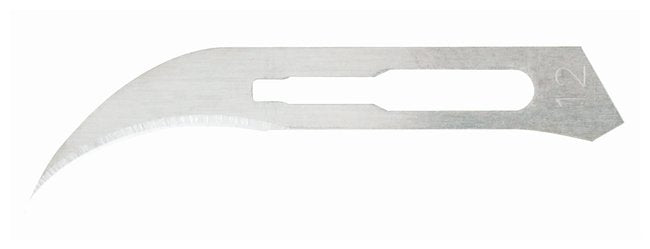 Carbon Steel Surgeon Blades, Sterile, # 12, 100/Pk, 4-112