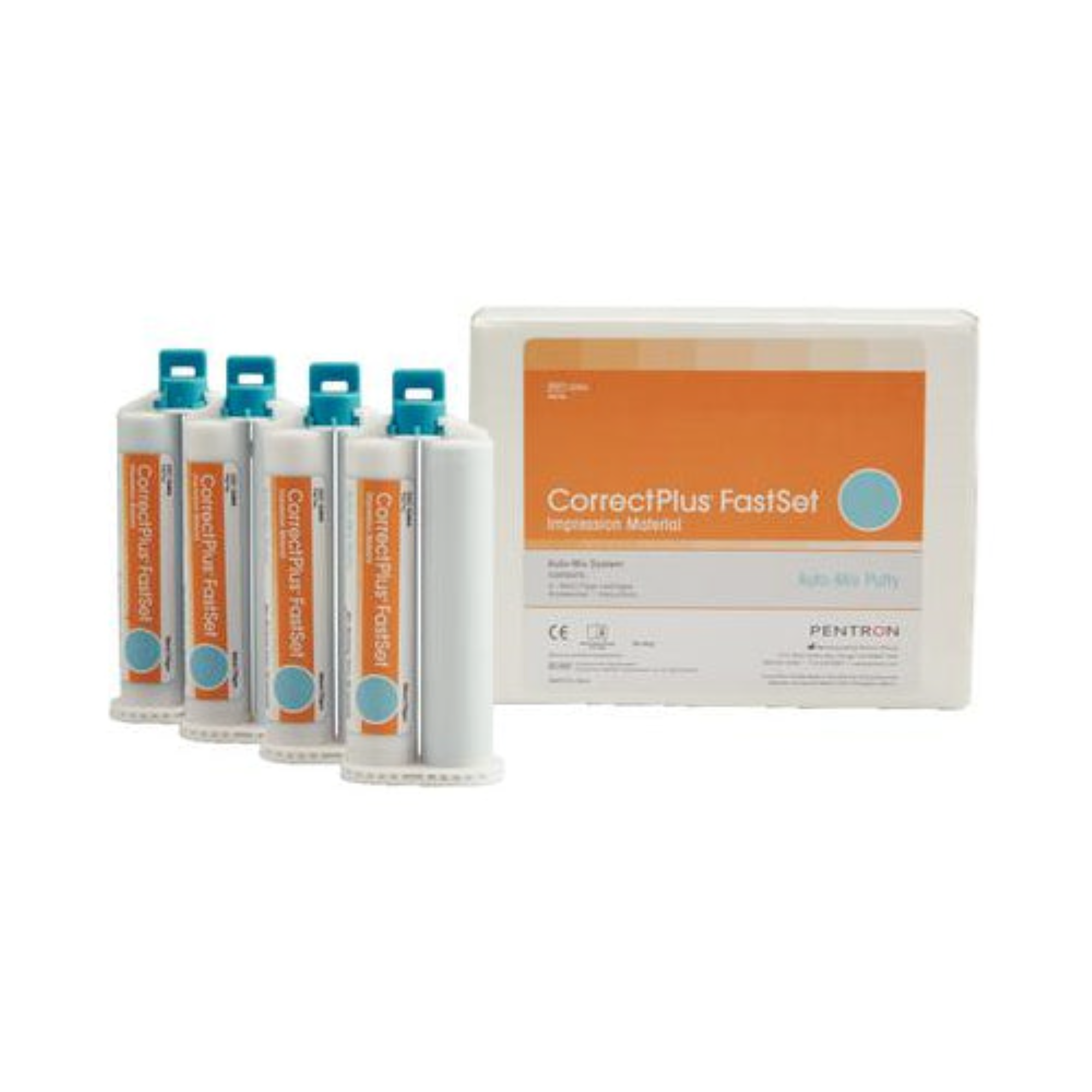 Correct Plus Impression Material, Auto-mix Putty, Fast Set, 50 ml, 4/Pk, Q36A (Discontinued)