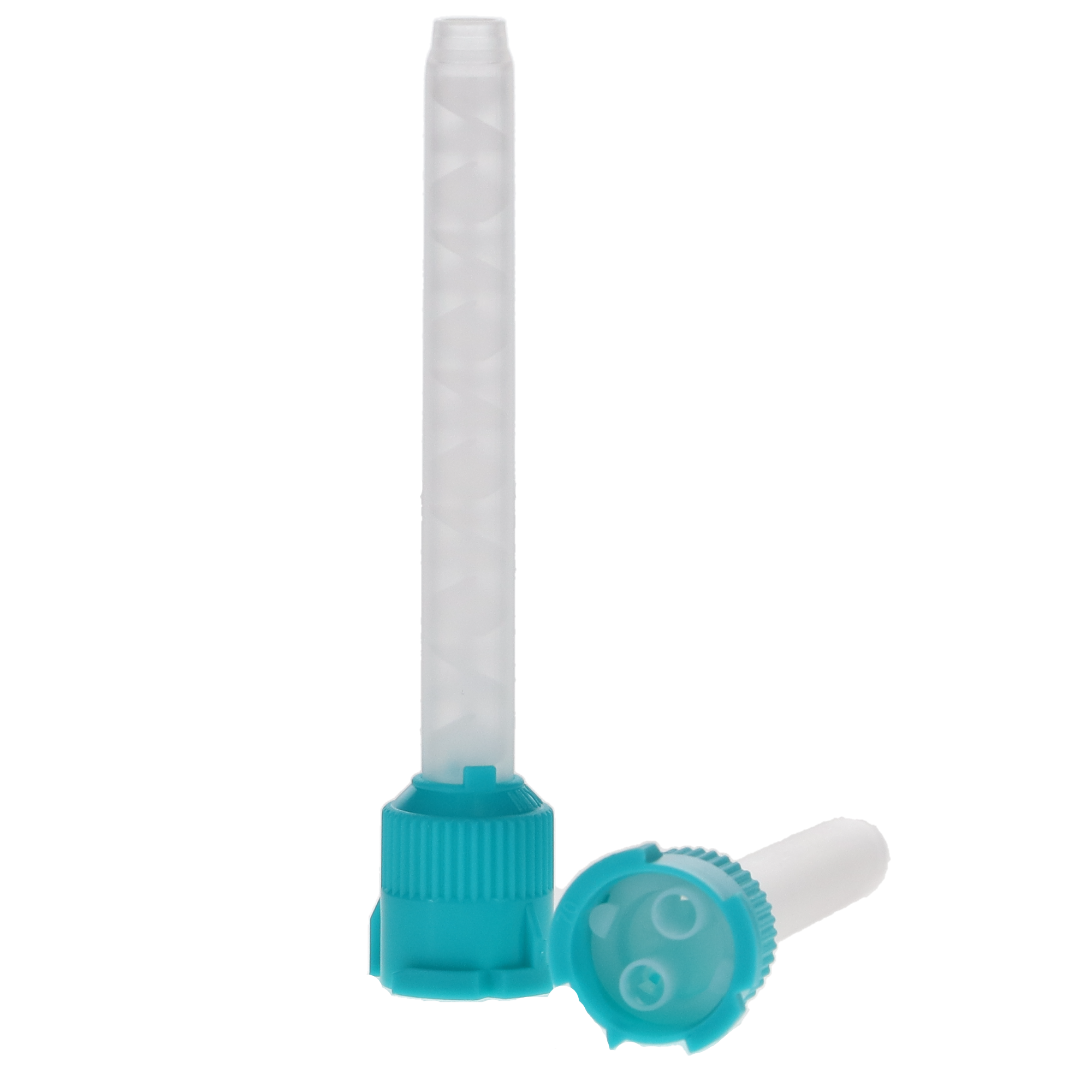 Defend HP Style Mixing Tips, 6.5 mm, Teal (Green), 48/Pk, VP8104